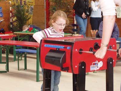 Mini-Tischfußball